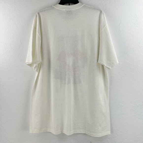 Vtg T-shirt XL Teddy Bear Heart Boxers Single Stitch Touch Of Gold Spring Ford - Picture 9 of 9